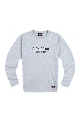 DICKIES Logo Long Sleeves Tee - Grey